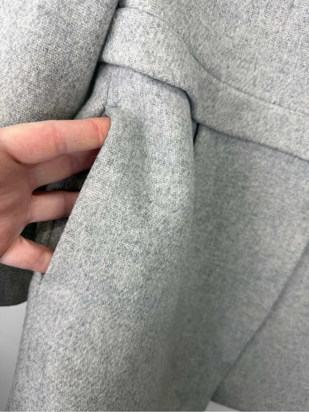 Crewcuts by J.Crew Girls Wool Blend Dress Coat Gray Size 12
